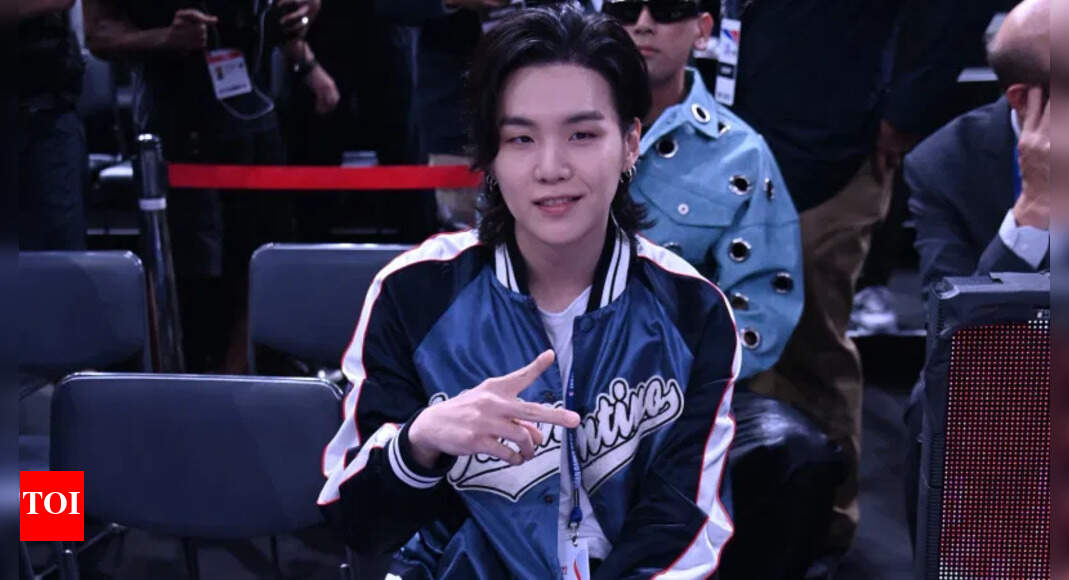 NBA ambassador Suga of BTS is back after completing South Korea's mandatory military service | NBA News