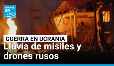 Lluvia de drones y misiles rusos sobre Ucrania deja varios muertos en Kiev • FRANCE 24 Español