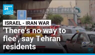 'There's no way to flee': Tehran residents brace for more strikes • FRANCE 24 English