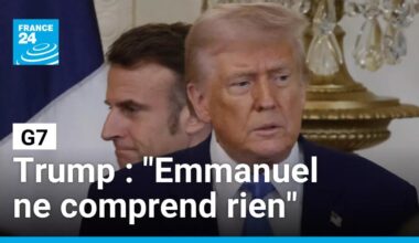 "Emmanuel ne comprend jamais rien" : Trump reprend Macron sur la guerre Israël-Iran • FRANCE 24
