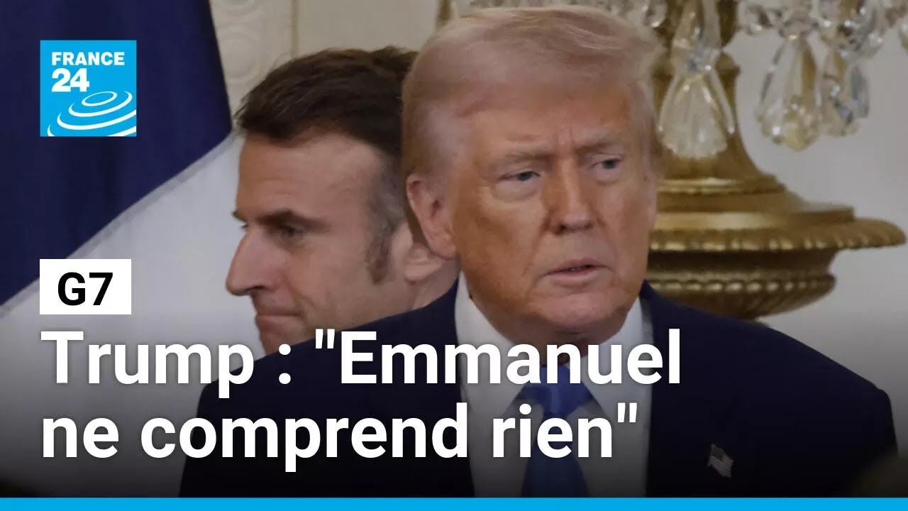"Emmanuel ne comprend jamais rien" : Trump reprend Macron sur la guerre Israël-Iran • FRANCE 24