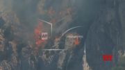 Wildfire on Croatia's Adriatic coast injures several people and forces dozens to evacuate (Video)