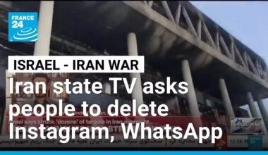 Iran state TV asks people to delete Instagram, WhatsApp from phones • FRANCE 24 English
