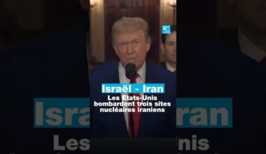 🇺🇸 Les États-Unis ont frappé des sites #nucléaires clés en Iran • FRANCE 24