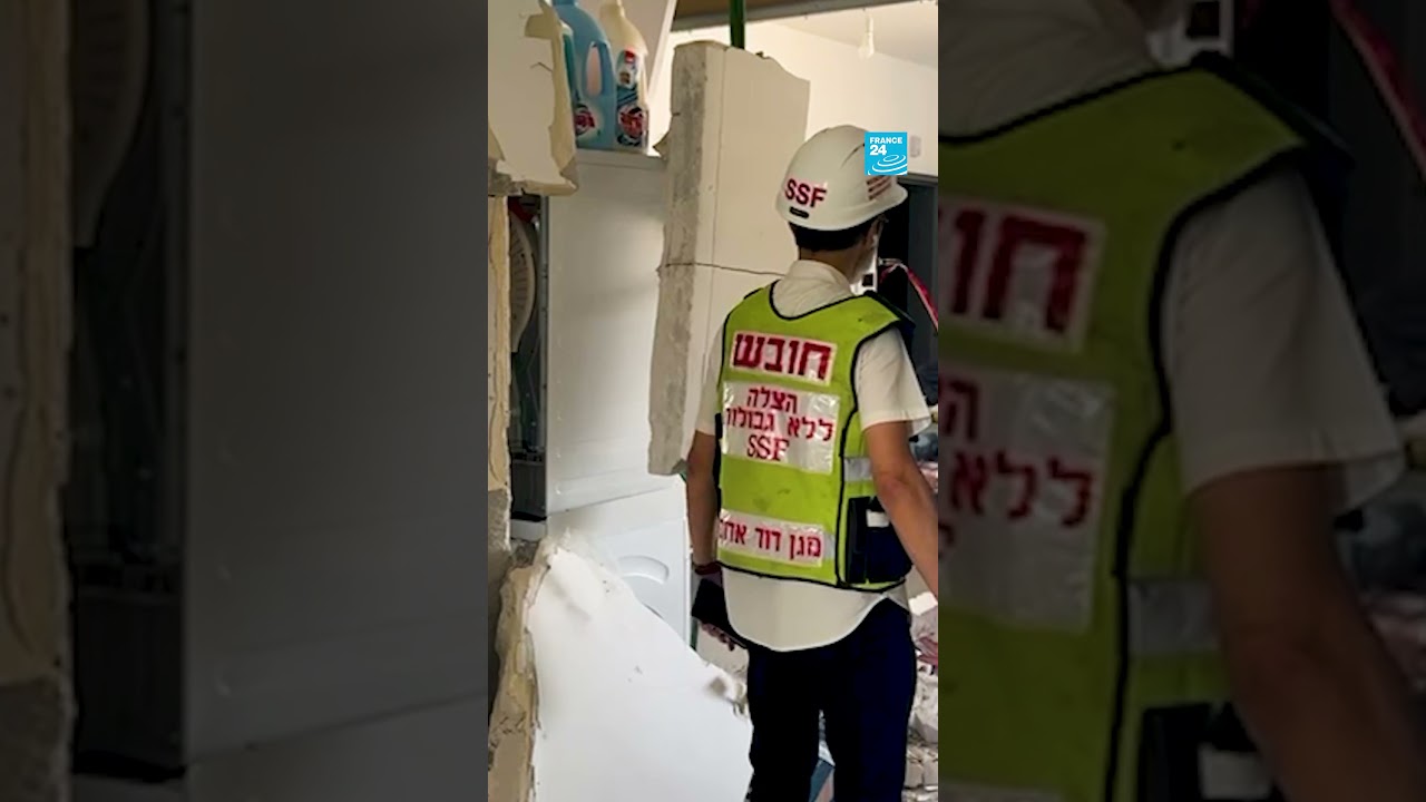 France 24 comparte imágenes de un reciente ataque iraní que golpeó un edificio cerca a Tel Aviv