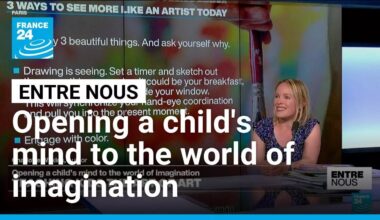 Teaching art to children: Opening a child's mind to the world of imagination • FRANCE 24 English