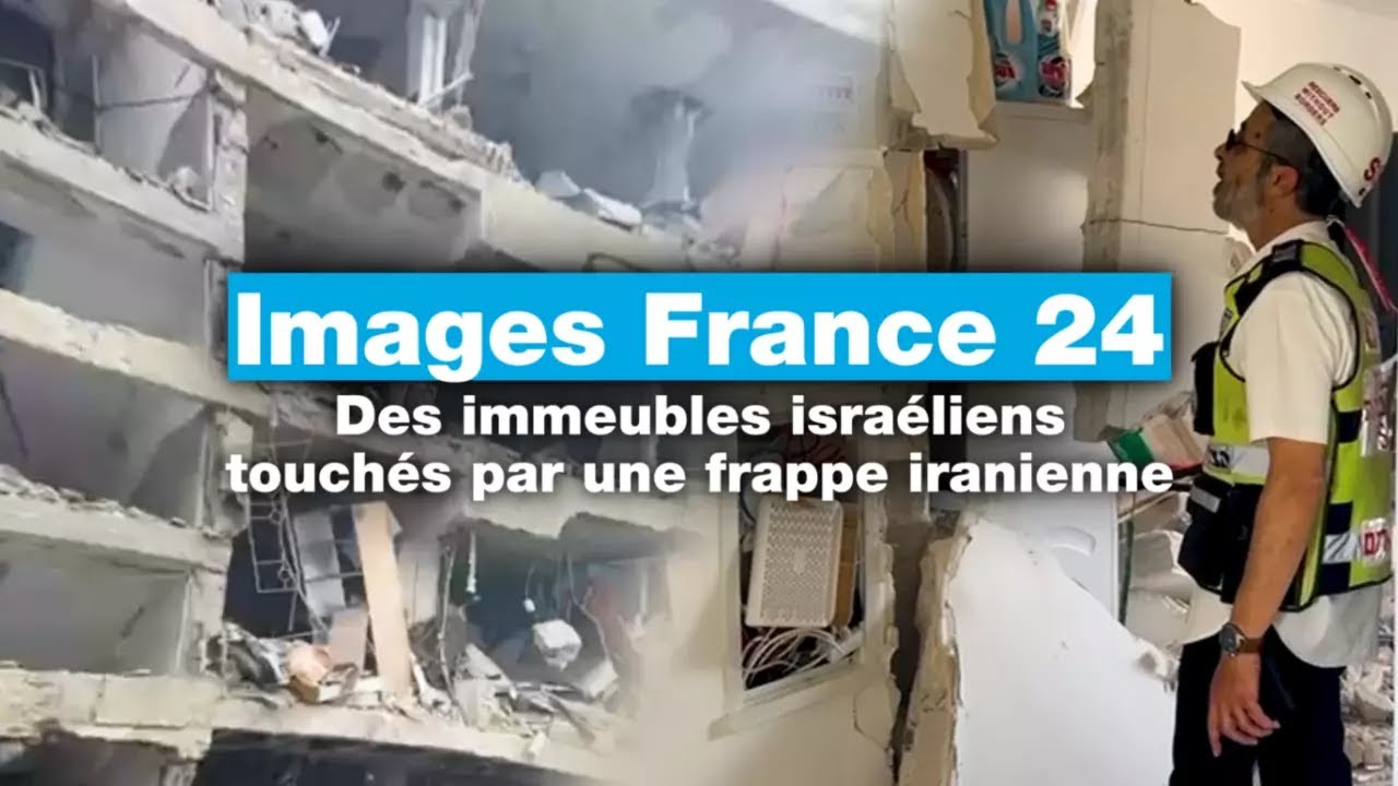 À l'intérieur d'immeubles israéliens touchés par une frappe de missile iranienne • FRANCE 24