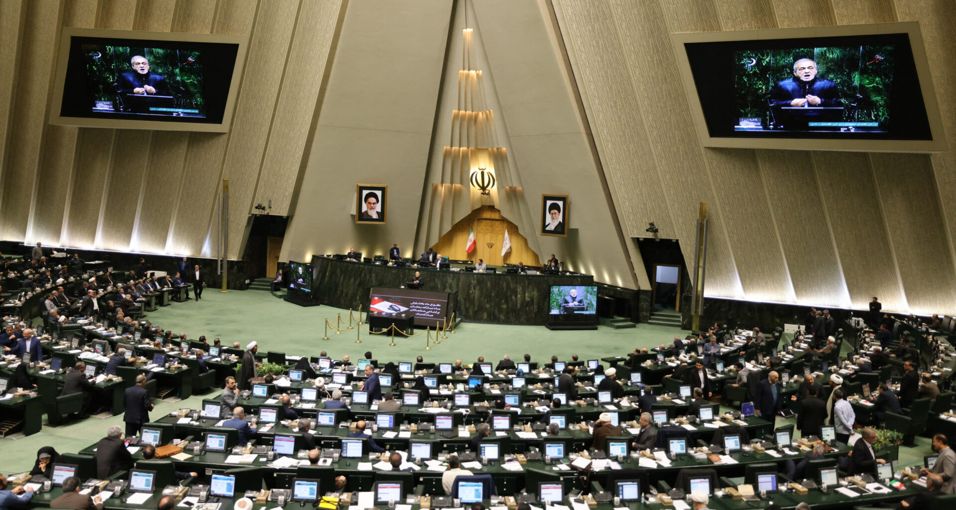 Iran, president, in, parliament