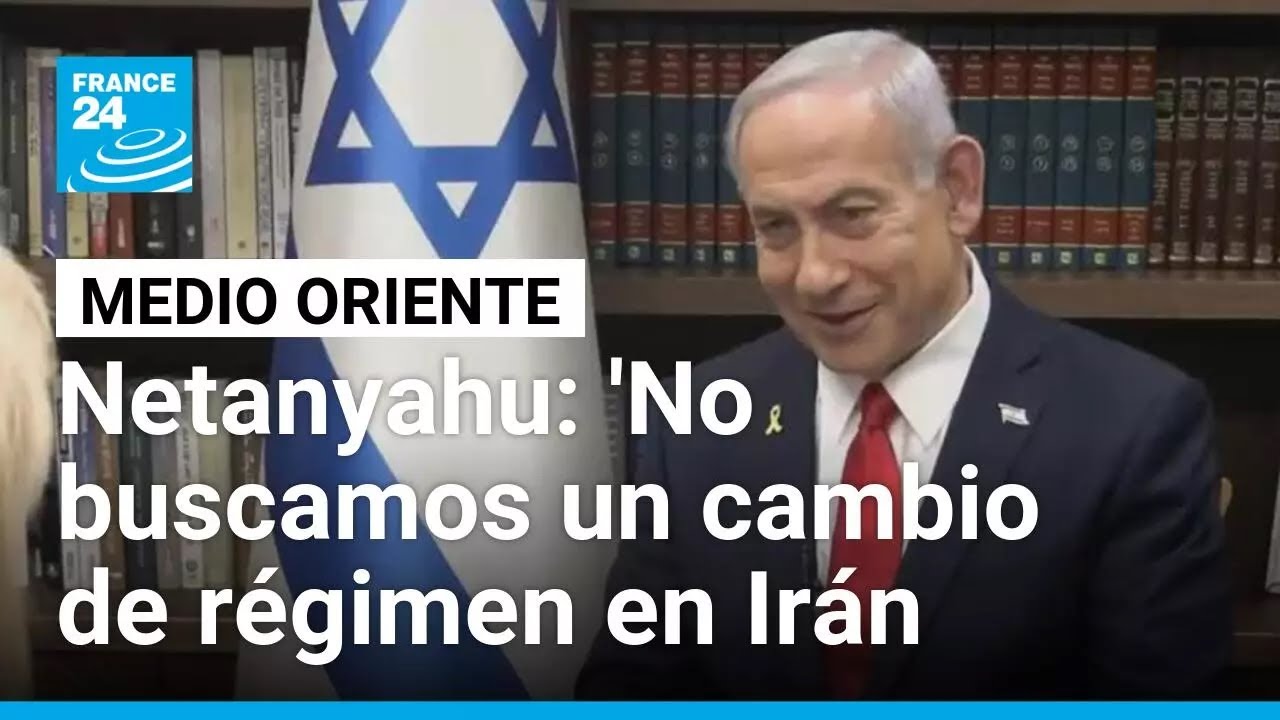 Netanyahu: 'Nuestro objetivo es detener el programa nuclear iraní, no un cambio de régimen'