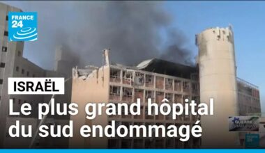 Le plus grand hôpital du sud d'Israël endommagé après des tirs iraniens • FRANCE 24