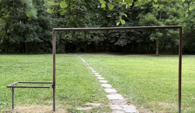 What was this metal structure used for