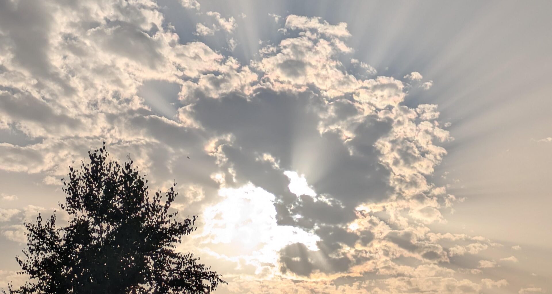 Hoy el cielo estaba precioso