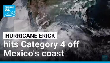 Hurricane Erick strengthens to Category 4 off Mexico's coast • FRANCE 24 English