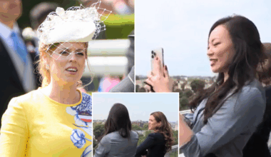 Dara Huang noticeably awkward as TV presenter mentions Royal Family amid her co-parenting with Princess Beatrice