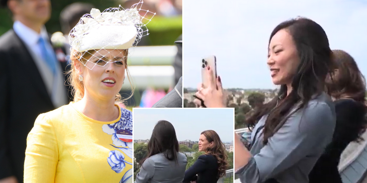 Dara Huang noticeably awkward as TV presenter mentions Royal Family amid her co-parenting with Princess Beatrice
