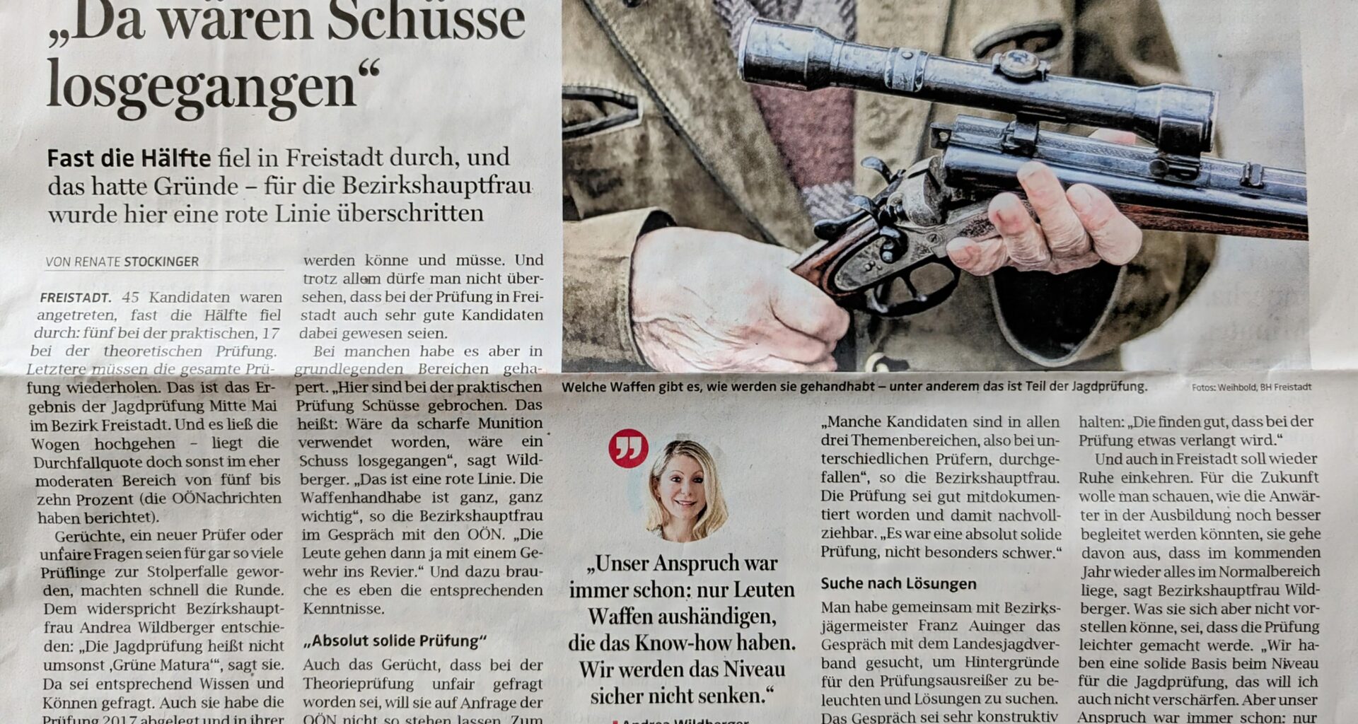 Jagdprüfung - Fast die Hälfte fiel durch