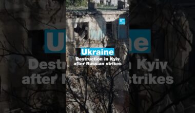 #Ukraine: Destruction in #Kyiv after Russian strikes • FRANCE 24 English