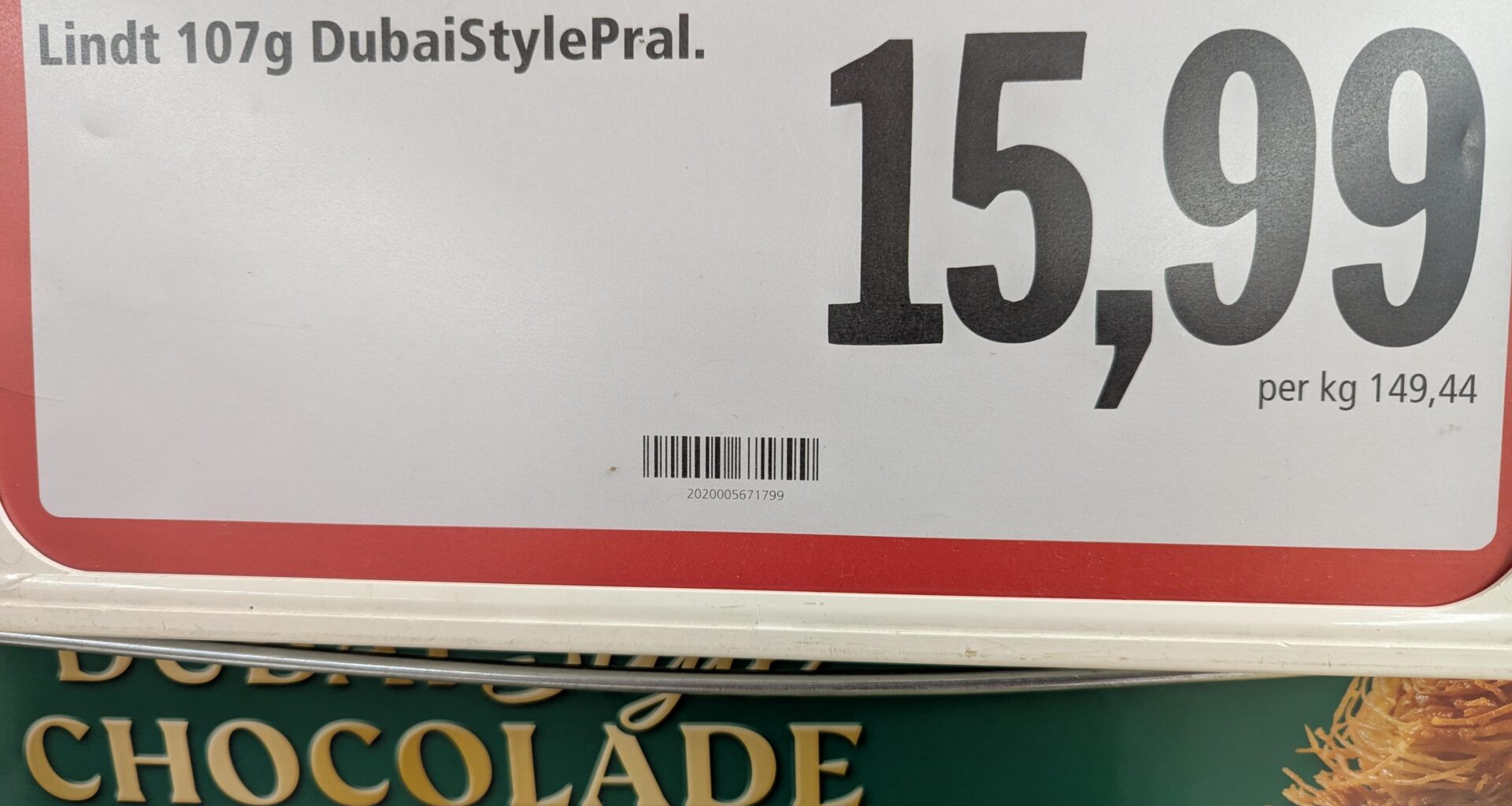 Preis/kg ist irre
