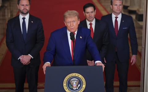 Trump says Iran and Israel have agreed to phased-in ceasefire over next 24 hours