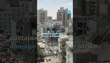 FRANCE 24 images: #Iranian missile #strike on Israel’s Be’er Sheva • FRANCE 24 English
