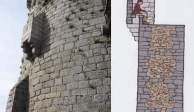 Toilets in a Medieval Castle