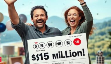 Powerball jackpot: two winners split $30 million in latest New Zealand Lotto draw