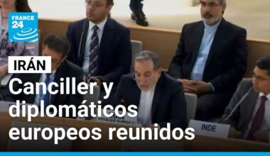 Irán sostuvo conversaciones diplomáticas con cancilleres europeos