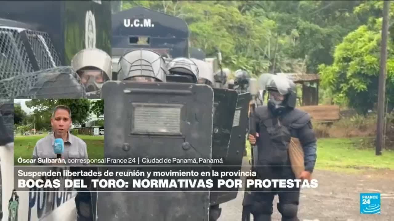 Informe desde Ciudad de Panamá: Gobierno suspende garantías constitucionales por protestas