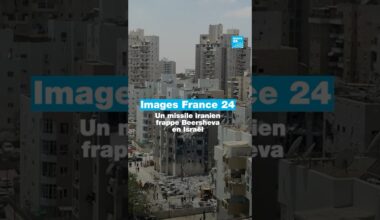 Images France 24 : Un missile iranien frappe Beersheva en Israël • FRANCE 24