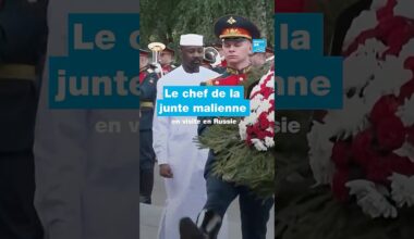Le chef de la junte malienne en #Russie face à la menace jihadiste • FRANCE 24