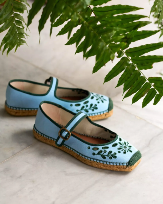 Flora Broderie Espadrille
