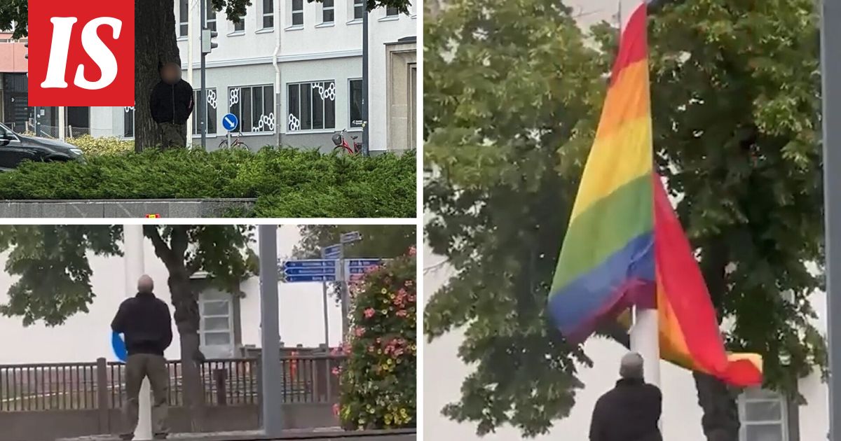Kouvola: Varas iski pride-liputukseen – tallentui videolle