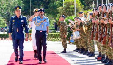 Greece: IAF Chief AP Singh Receives Guard of Honour During Greece Visit #Gallery