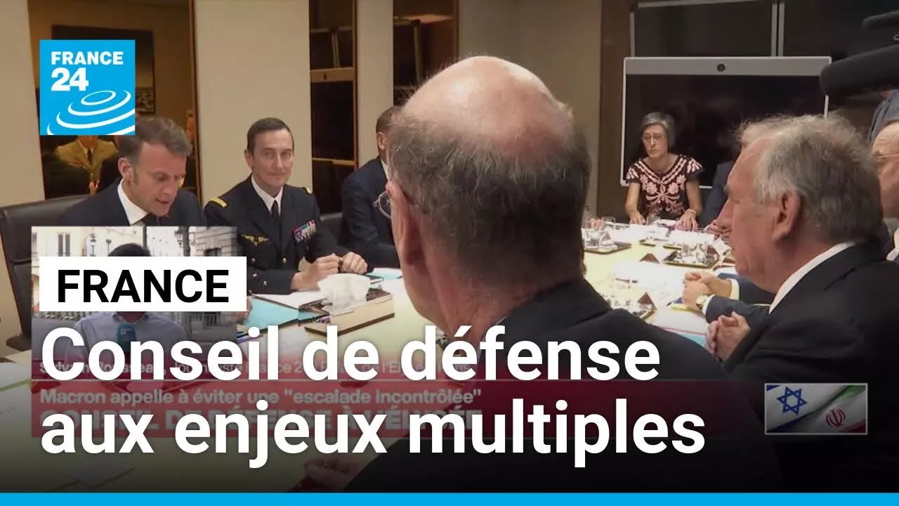 Un Conseil de défense aux enjeux multiples • FRANCE 24