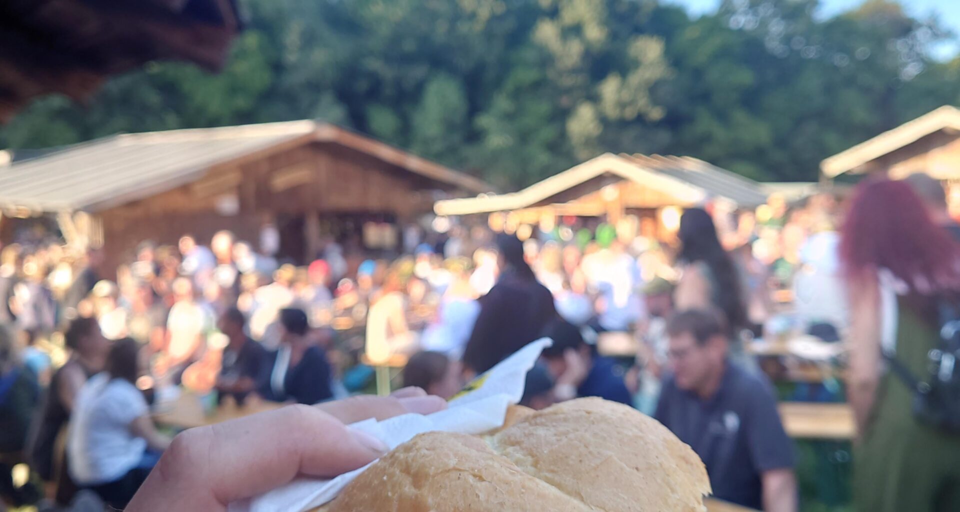 Leberkäse am Keltenfest in Schwarzenbach