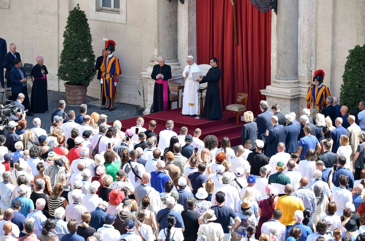 Pope: 'God does great things with those He frees from evil'