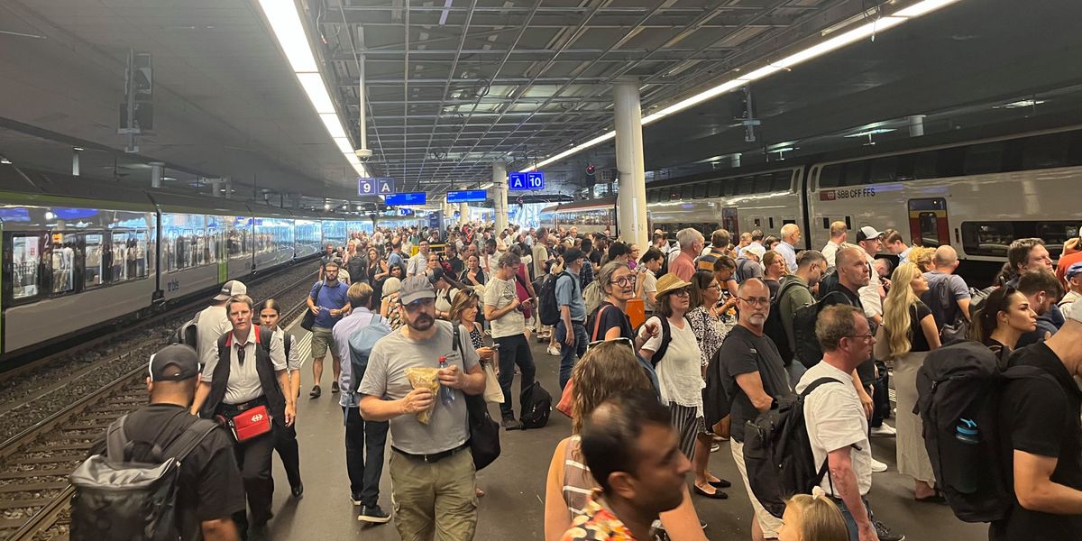 Mann klettert auf Strommast und legt Bahnnetz in der Schweiz lahm