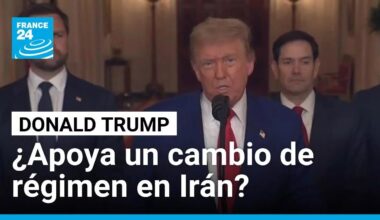 Trump cambia de postura sobre cambio de régimen en Irán • FRANCE 24 Español