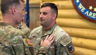 More than 300 Indiana National Guard soldiers awarded combat patch for Kosovo Force mission