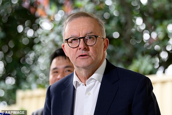 Prime Minister Anthony Albanese speaks to the media in Sydney, Friday, June 27, 2025. (AAP Image/Steven Markham) NO ARCHIVING