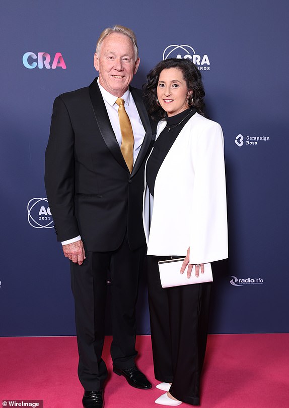 SYDNEY, AUSTRALIA - OCTOBER 14: Ron Wilson (L) attends the 34th annual Australian Commercial Radio Awards (ACRAs) at ICC Sydney on October 14, 2023 in Sydney, Australia. (Photo by Don Arnold/WireImage) 14852475