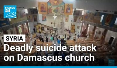 IS blamed for deadly suicide attack on Damascus church • FRANCE 24 English
