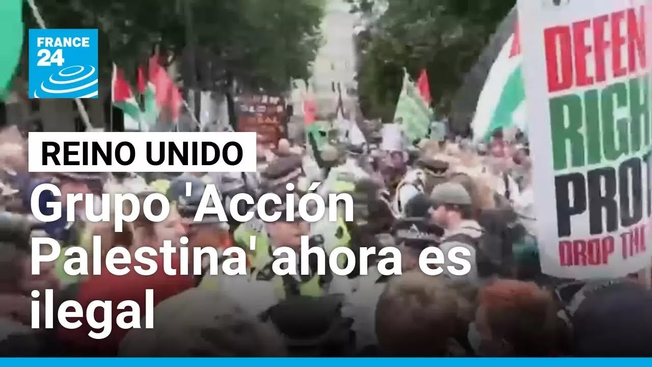 Reino Unido ilegaliza el grupo 'Acción Palestina' tras daños a aviones militares • FRANCE 24