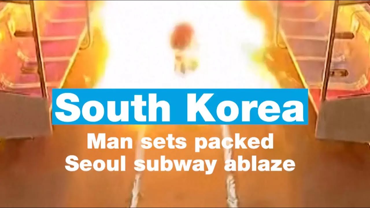 South Korea: Man sets packed Seoul subway ablaze • FRANCE 24 English