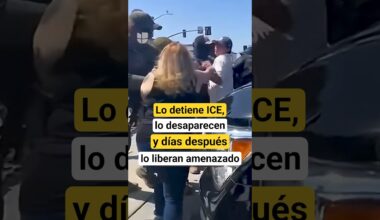 Joven es detenido por agentes de inmigración mientras pasaba por una protesta contra ICE