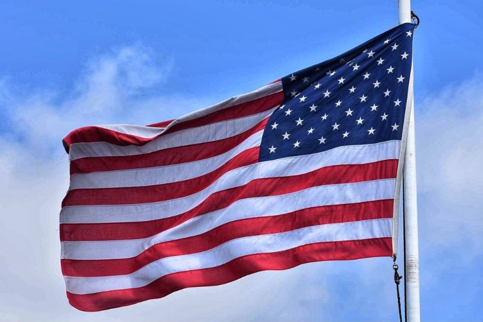 The American flag, united states, stars and stripes