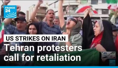 ‘We will not back down’: Tehran demonstrators call for retaliation against US • FRANCE 24