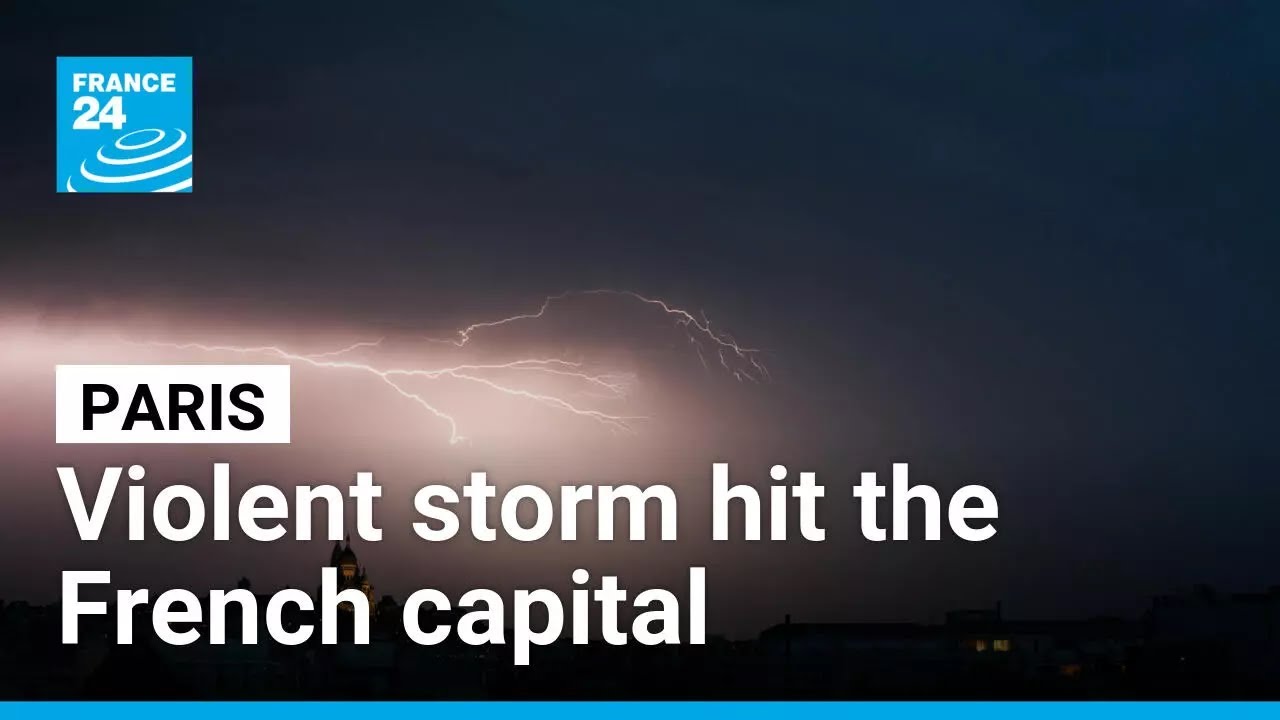 Violent storms rip through Paris • FRANCE 24 English