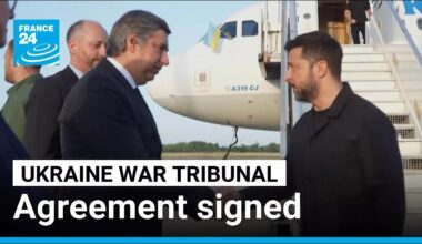 Zelensky, Council of Europe rights body sign agreement for Ukraine war tribunal • FRANCE 24