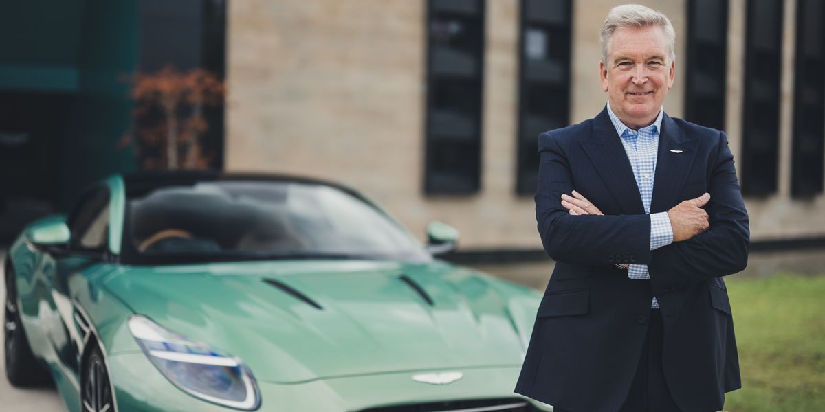 Aston Martin boss addresses 'major challenges' with electric car switch and response to Trump tariffs